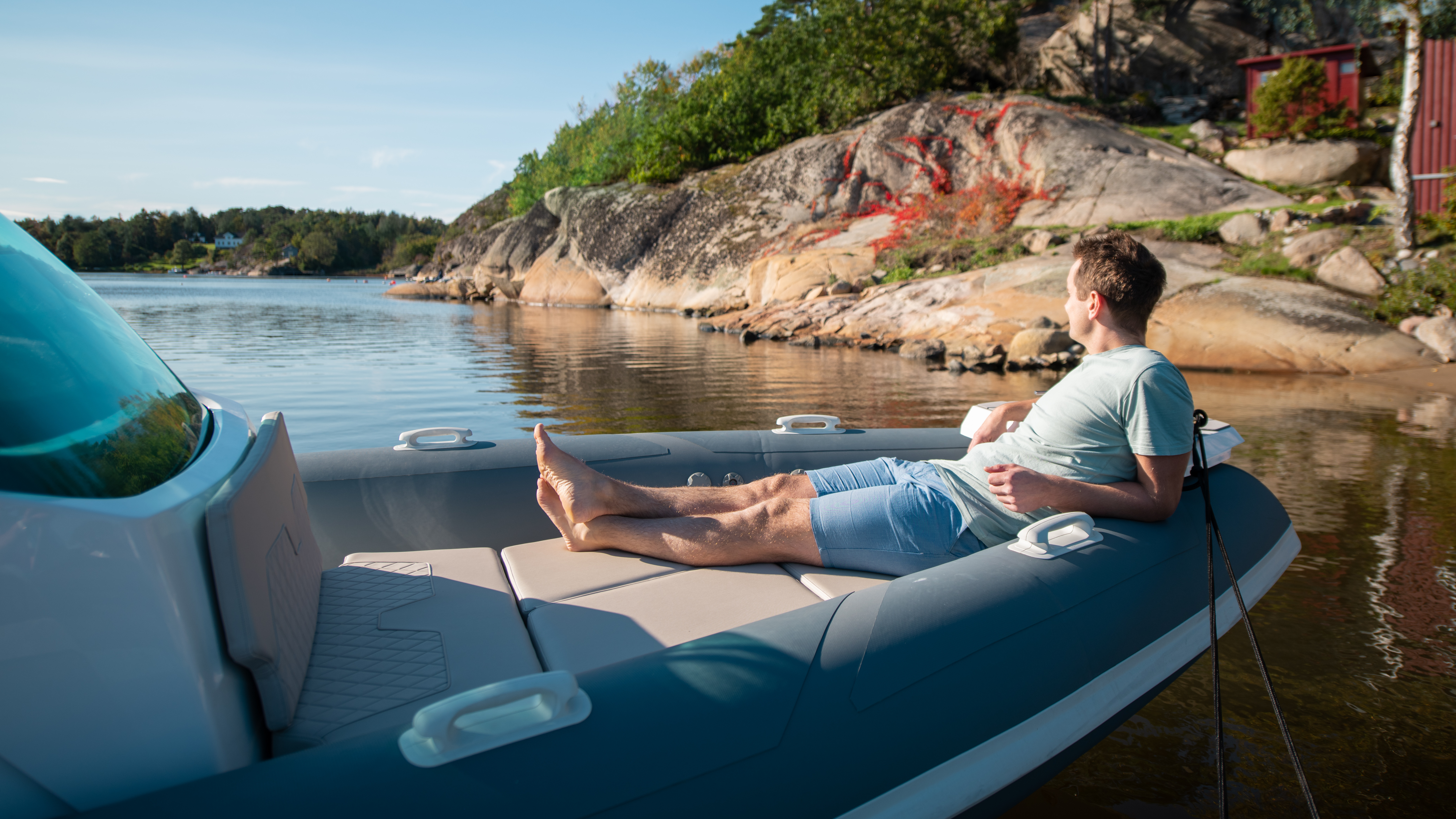 Nordkapp Airborne 7 RIB - båt - solseng i baugen
